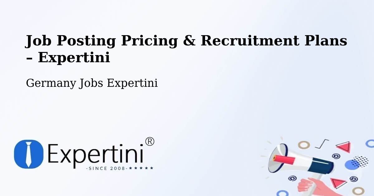 Job Posting Pricing & Recruitment Plans – Backnang - Backnang, Germany Jobs Expertini